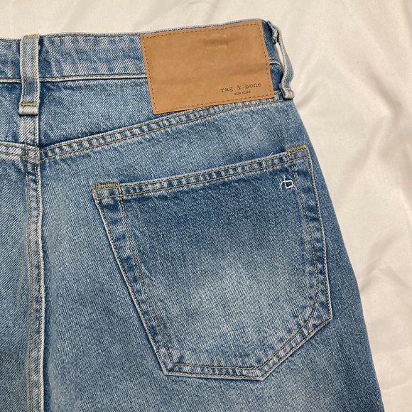 rag & bone Rosa Mid-Rise Boyfriend Distressed Ankle Jeans - Picture 5 of 16